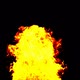 Super slow motion of fire on black background - VideoHive Item for Sale