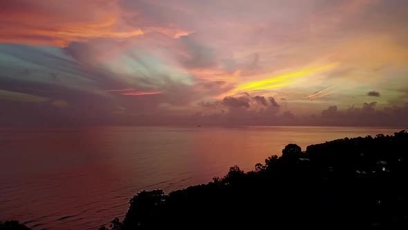 Dawn on the Island of Bali
