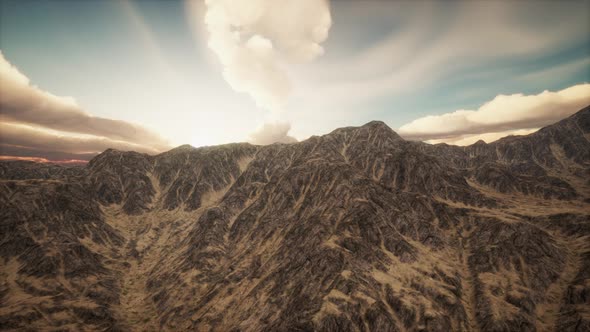 Mountain Landscape in High Altitude