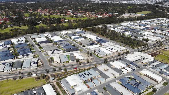 Aerial View of a Suburb in Australia