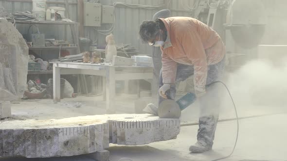 Sculptor  Carving Stone