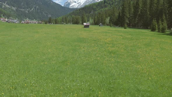 Beautiful Valley in the Italian Alps