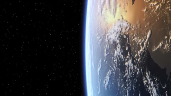 Flight Around Planet Earth