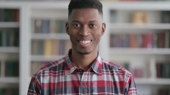 Portrait of African Man Smiling at Camera