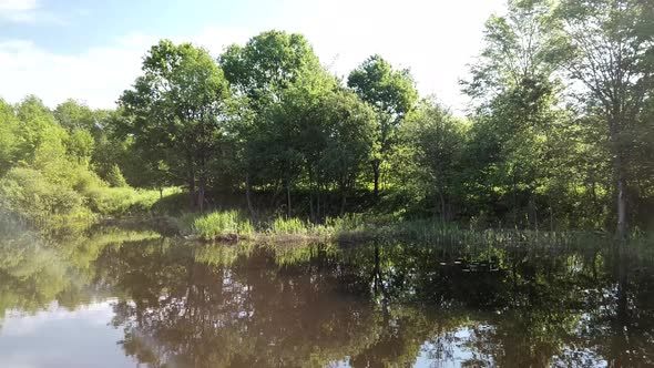 Beautiful Landscape Of Lakes Zaronovo And Knyazhnoe 19