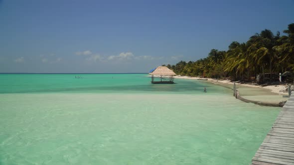 Tropical Island Beach Atoll