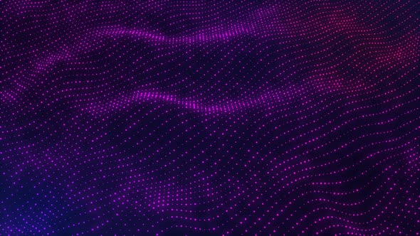 Abstract Digital Particle Wave background.