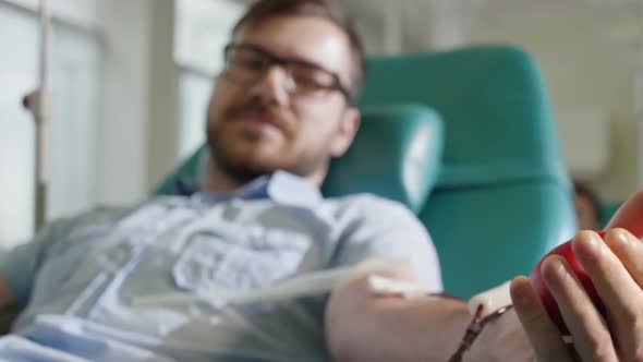 Man Donating Blood