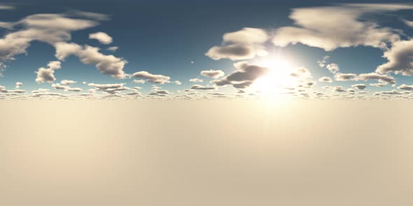 VR 360 Degree Panoramic Sky and Clouds alt
