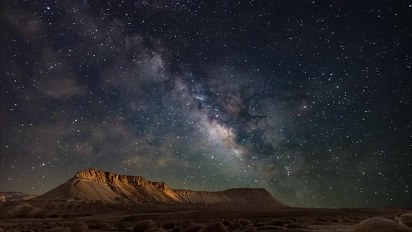 A time-lapse of the Milky Way galaxy