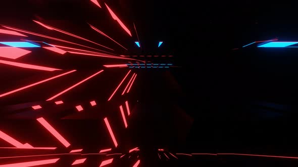 VJ Loop Neon Concert Beams 04