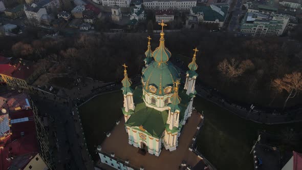 Aerial View From a Drone of St