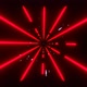 Abstract Endless Tunnel Visual With Red Neon Lines Seamlessly Looped - VideoHive Item for Sale