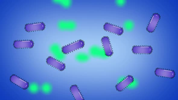 Virus Bacteria Animation