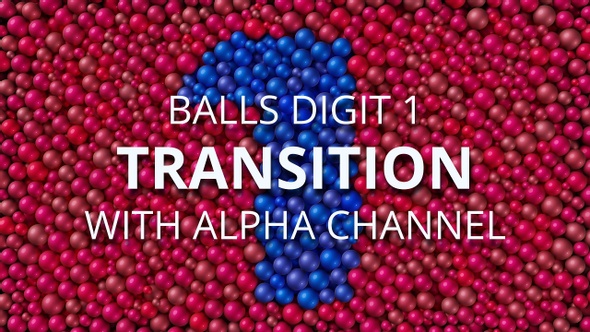 Balls Pearls Digit 1 transition