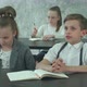 Tired Pupils During Class in School - VideoHive Item for Sale