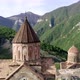Horizontal panorama with famous medieval armenian monastery Dadivank - VideoHive Item for Sale
