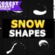 Snow Shapes Pack | Motion Graphics - VideoHive Item for Sale