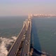 Mumbai, India, Worli sea link bridge, 4k aerial drone city skyline view - VideoHive Item for Sale