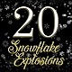 Snowflake Explosions - VideoHive Item for Sale