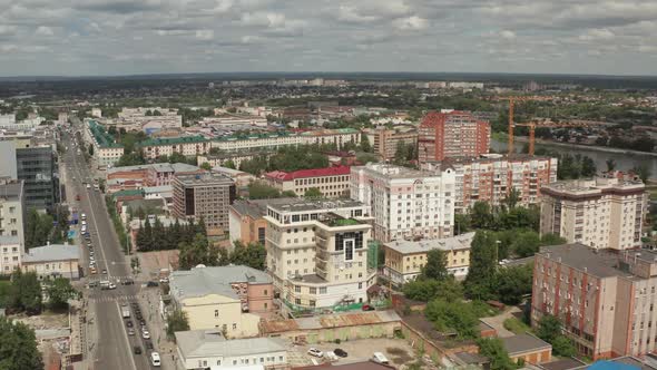 Russia the City of Penza From Above