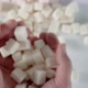 Men's Hands Take Sugar Cubes From the Table - VideoHive Item for Sale