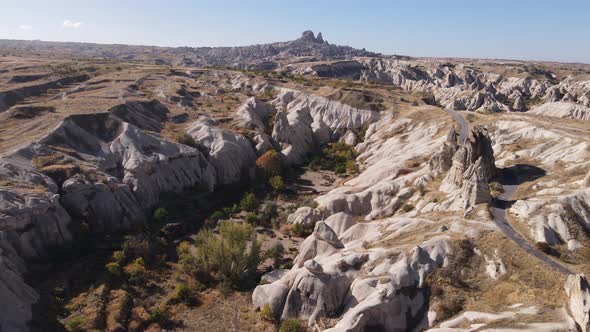 Aerial View Cappadocia Landscape