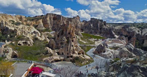 Cappadocia Goreme Open Air Museum Drone Shoot