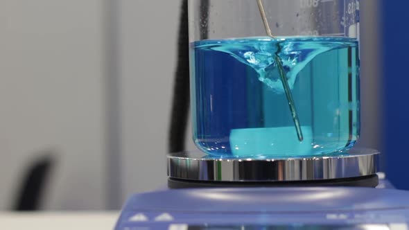 Mixing Of The Liquid In The Tube