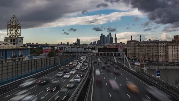 City Traffic - Time Lapse