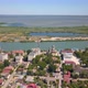 Aerial View Of Sulina City Harbor And The Danube Flowing Into The Black Sea - VideoHive Item for Sale