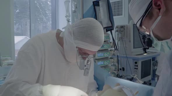 Medical Staff During the Operation Slow Motion