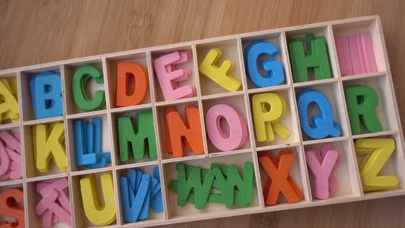 Colorful Alphabet Letters