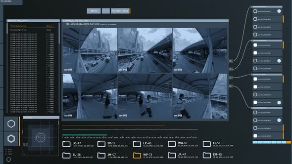 Innovative Police Surveillance Interface Observes Street For Safety Of Citizens alt