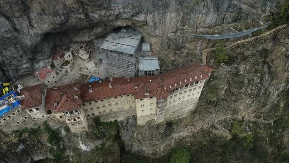 Sumela Monastery on the Rocky Mountain