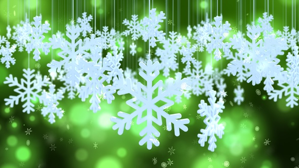 Christmas Snowflakes Background