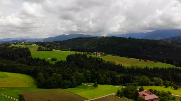 Drone Video of Mountains in Austria