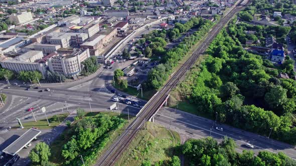 Junction Intersection for Railway and Car Road