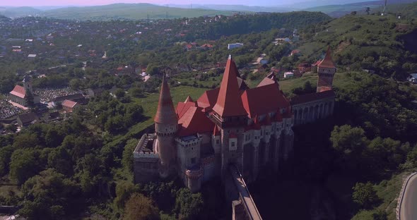 Corvin Castle In Transylvania, Romania