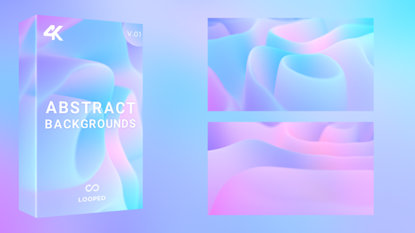 Smooth Colorful Shapes Background Pack