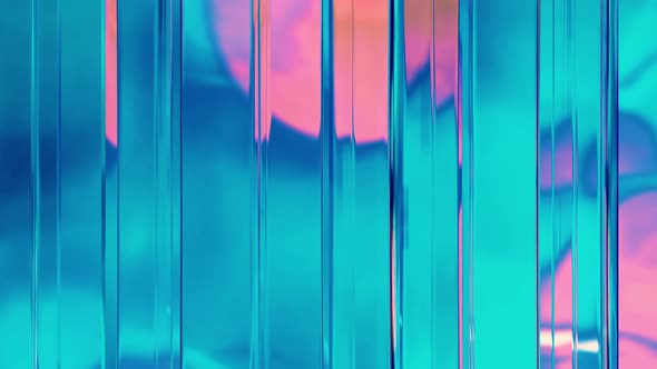 Abstract Glass Prism Colored Minimalist Background 3d Render