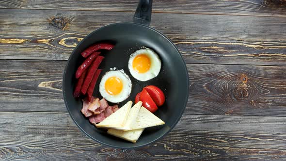 English Breakfast Frying Pan