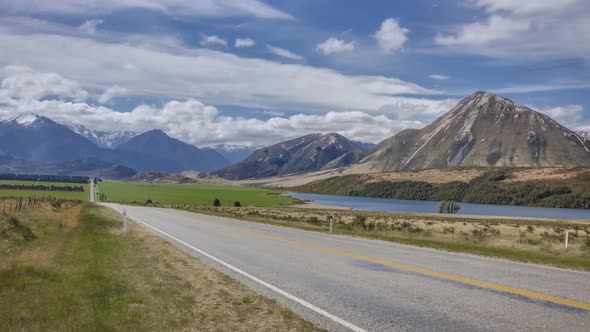 Beautiful New Zealand road