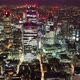 Elevated view of the financial district of London at night - VideoHive Item for Sale