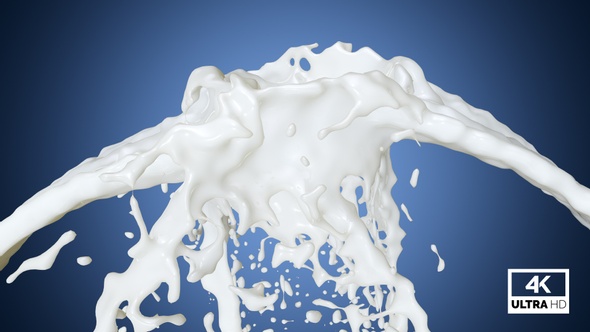 Creamy Milk Splash Collision