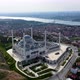 Aerial Drone View of Istanbul Camlica Mosque and Bosphorus - VideoHive Item for Sale