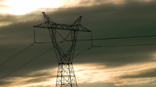 High Voltage Power Pylon