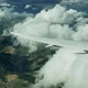 View on the Airplane wing from inside the plane while flying over Germany - VideoHive Item for Sale