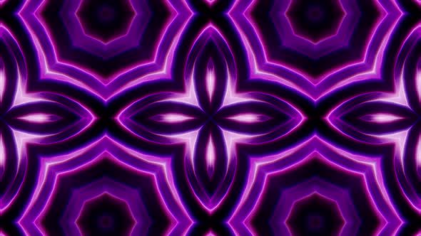 Purple Kaleidoscope Loop 4K 09