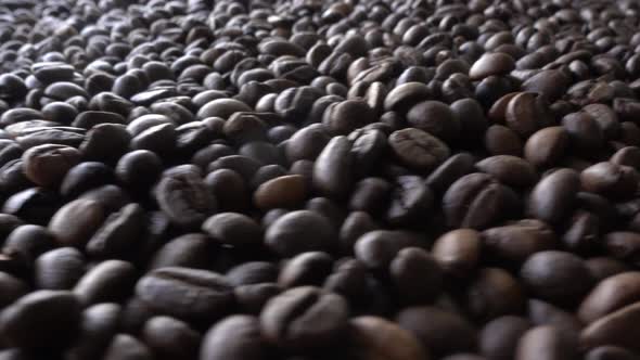 Coffee Beans Fill the Entire Space